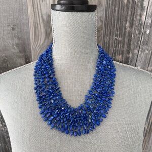 Vintage Sajen Multi-strand Lapis Necklace